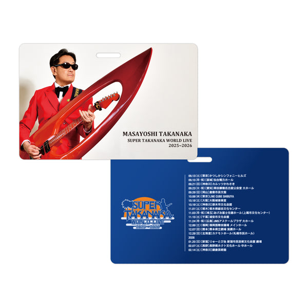 SUPER TAKANAKA WORLD LIVE カード＆ネックストラップ
